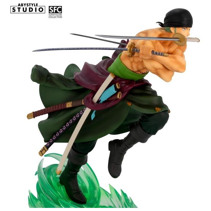 AbyStyle One Piece Roronoa Zoro Attack W katane