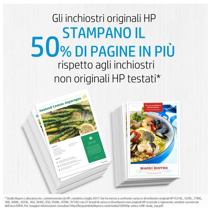 Hp testina per thinkjet e quietjet nero su stampa nor
