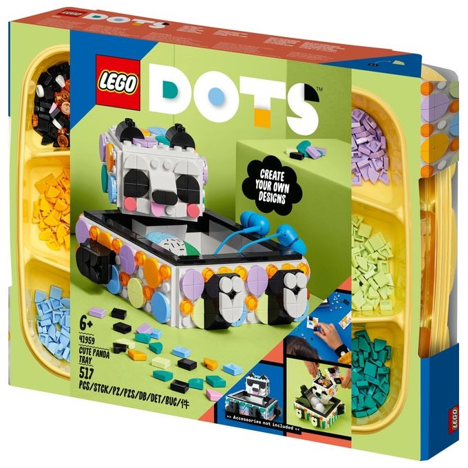 LEGO Dots Il Simpatico Panda Portaoggetti