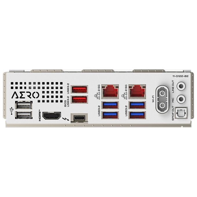 GIGABYTE Scheda madre Z890 AERO G - Supporta CPU Intel Core Ultra (Serie 2) 1612 fasi VRM fino a 8800MHz DDR5 (OC) 1xPCIe 5.0  4xPCIe 4.0 Wi-Fi 7 LAN 2.5GbE Thunderbolt 4