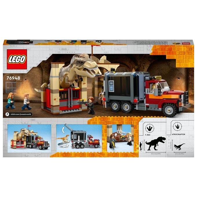 LEGO Jurassic World la Fuga del T.Rex e dell'Atrociraptor