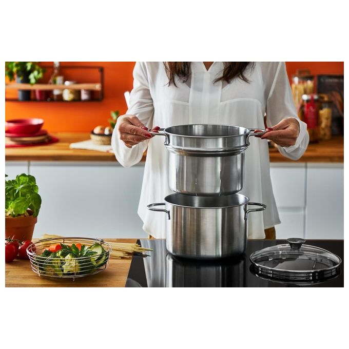 Lagostina 010166020922 Pastaevapore 22cm Speciali Acciaio