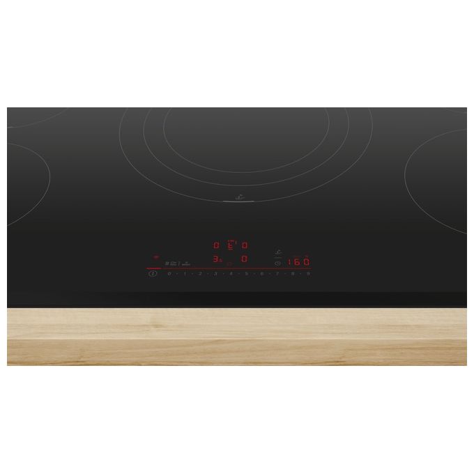 Bosch Serie 6 PIV931HC1E Piano cottura a induzione senza cornice 90cm 5 zone controllo DirectSelect Perfectfry Plus con 11 livelli di temperatura 17 livelli di potenza PowerBoost Home connect nero