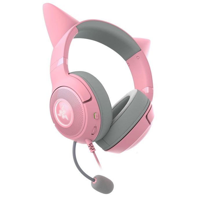 Razer Kraken Kitty V2 Cuffie Gaming Quartz