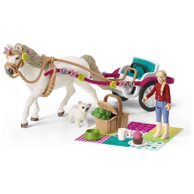 Schleich Horse Club Carrozza con Cavallo