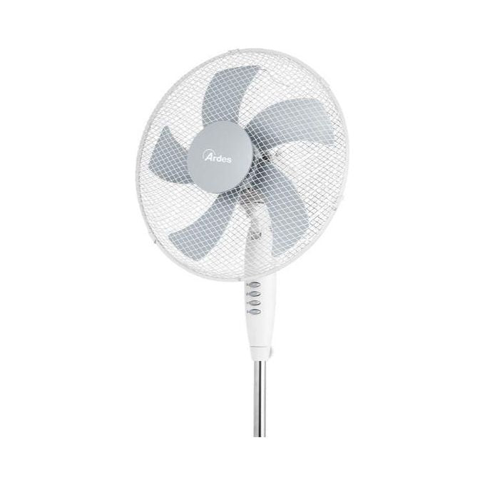 Ardes Ventilatore a Piantana Steelo40p 40cm Altezza 125cm Tre Velocita' Colore Bianco