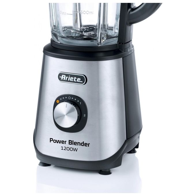 Ariete Power Blender 1200W Frullatore con 4 Lame in Acciaio Inox