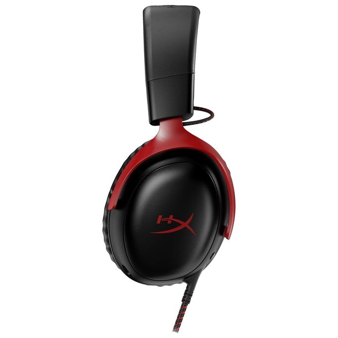 HP HyperX Cloud III Cuffie da Gaming Nero-Rosso