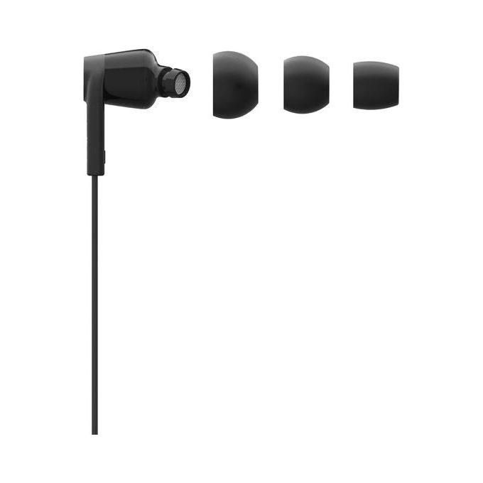Belkin Rockstar In-Ear Cuffie Usb-C Connector Nero