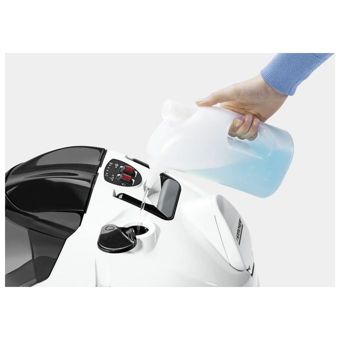 Karcher SV 7 Pulitore a Vapore con Aspirazione 0.5 Litri 2200W Nero-Grigio-Bianco