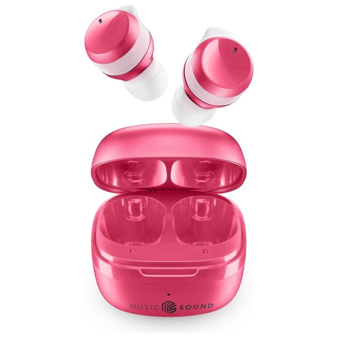 Cellular Line Music Sound Flow Auricolare Wireless In-ear Bluetooth Rosa