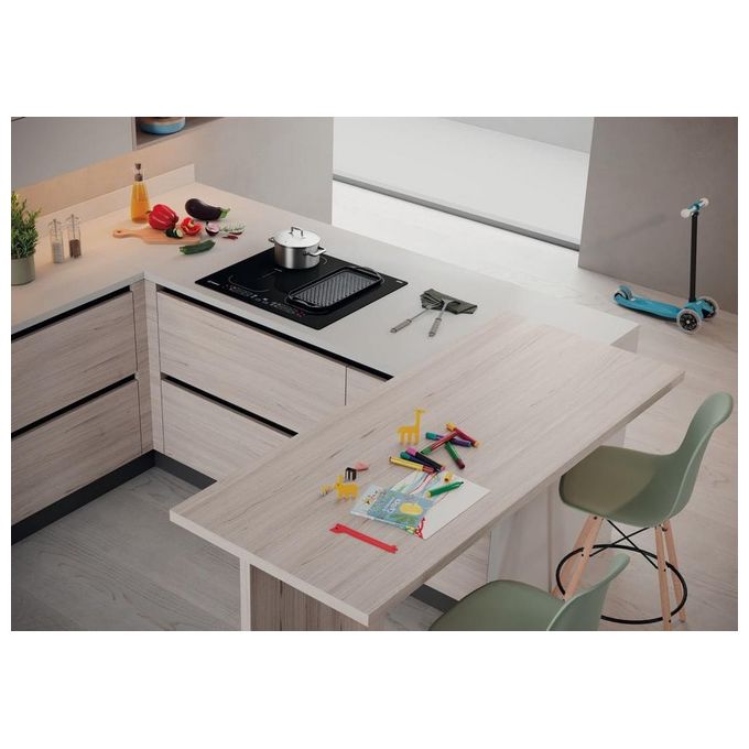 Indesit IB 88B60 NE Piano Cottura a Induzione 4 Zone 60 cm Nero