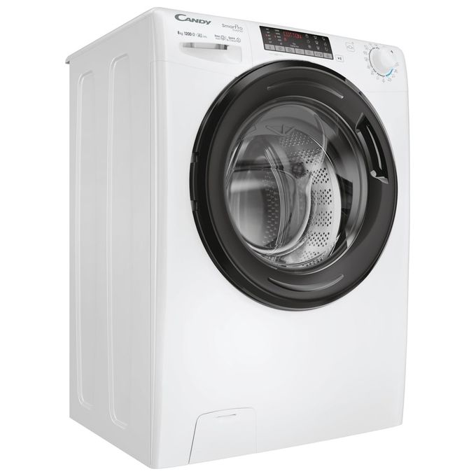 Candy CSO286TMB6-S Smart Pro Lavatrice Frontale 8 Kg 1200 rpm Classe A Inverter Vapore Wi-Fi (85x60x54 cm) colore Bianco