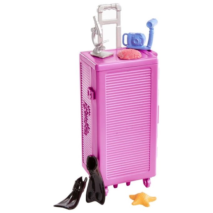 Mattel Barbie Bambola Biologa Marina con Laboratorio Mobile