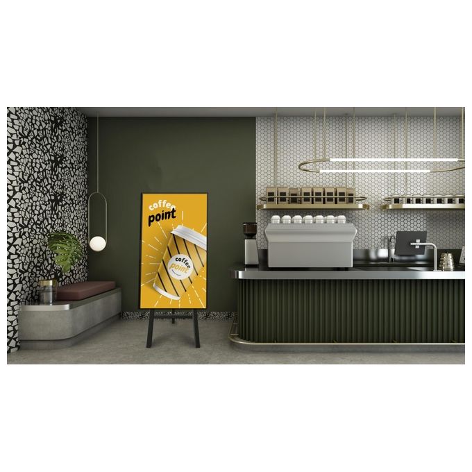 Sony FW-75EZ20L Visualizzatore di Messaggi Pannello Piatto per Segnaletica Digitale 75'' Led Wi-fi 350 Cd-m² 4k Ultra Hd Nero Android 16-7