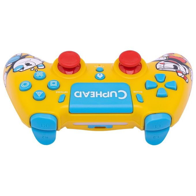 Qubick Gamepad Cuphead Wireless per PlayStation 4 Giallo