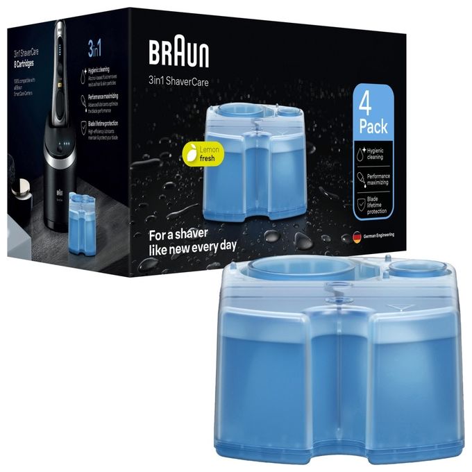 Braun CCR 4 Cartucce di Ricambio Confezione da 4 Pezzi