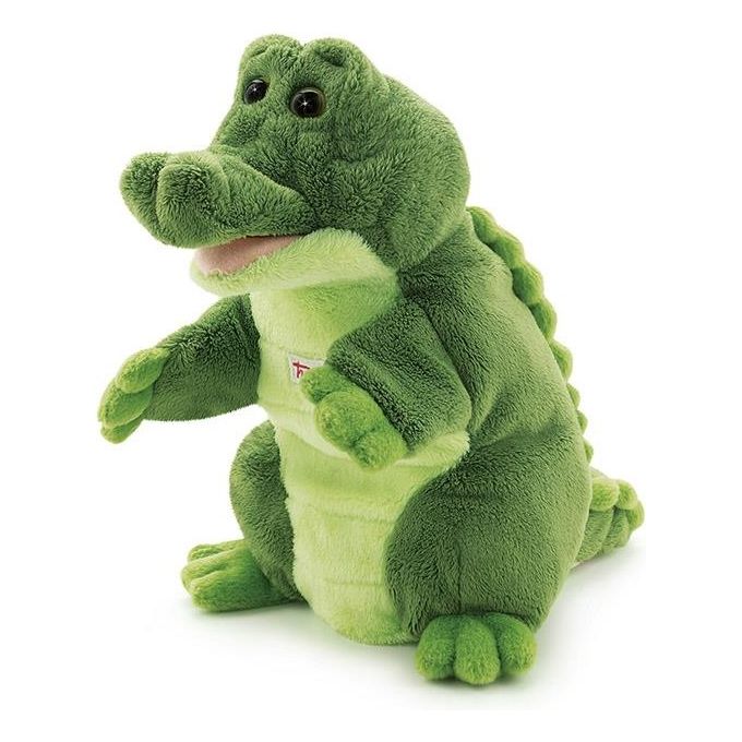 Trudi Peluche Puppets Marionetta Coccodrillo Verde