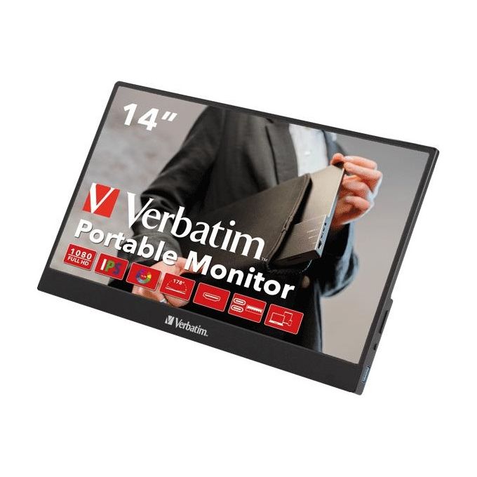 Verbatim Pm-14 Monitor Portatile 14'' Full Hd