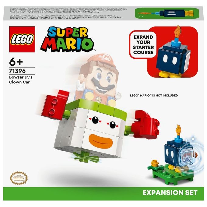 LEGO 71396 Super Mario Clown Koopa di Bowser Junior Pack di Espansione