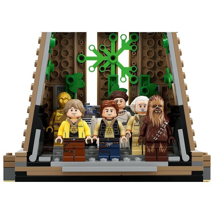 LEGO 75365 Star Wars: A New Hope Base Ribelle su Yavin 4 con 10 Minifigure, 2 Droidi, Starfighter Y-wing e Sala Comando