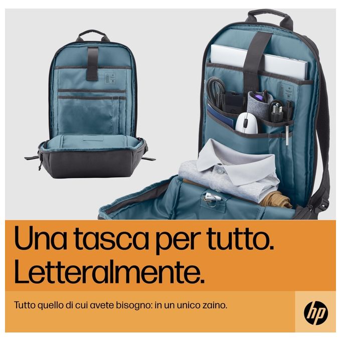 HP Zaino per Laptop da 15.6'' Travel 18 Litri Iron Grey