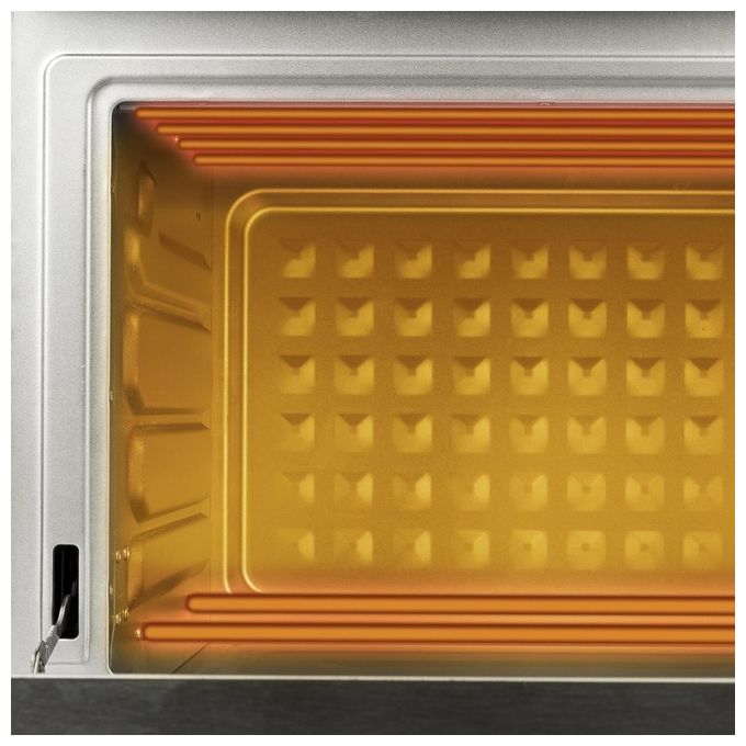 G3 Ferrari G10221 Forno Air Fryer Multifunzione 32 L, 2000 W, 5 Programmi di Cottura, 6 Resistenze, Temperatura Regolabile fino a 230 °C, Display con Timer, Accessori Inox Senza BPA-PFOA, Nero-Argento