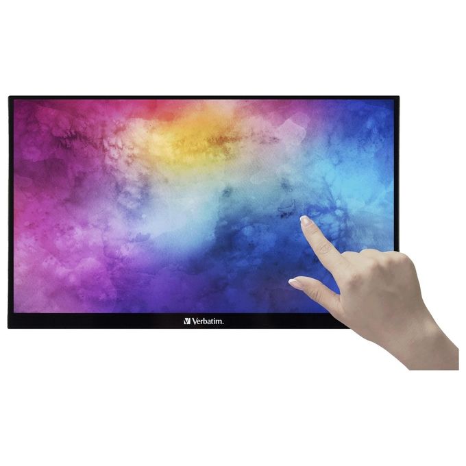 Verbatim Pmt-14 Monitor Portatile Touch 14'' Full Hd