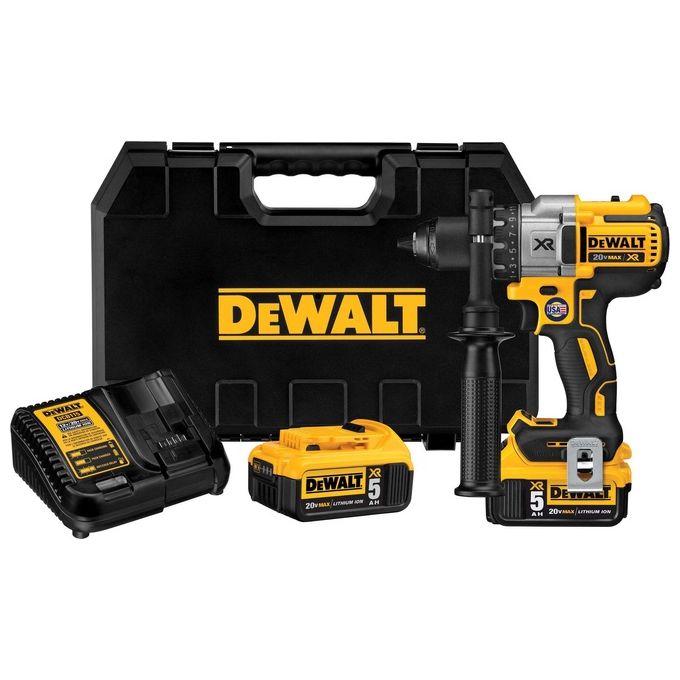 DeWalt DCD991P2 18V 2x 5,0 Ah Trapano Avvitatore a Batteria 3 Velocita'