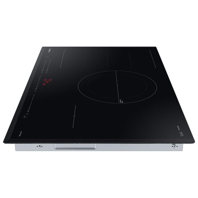 Samsung NZ84C6057KK-U1 - Piano cottura a induzione, 80 cm, 4 zone, Flex Zone Plus, Wi-Fi SmartThings, Nero