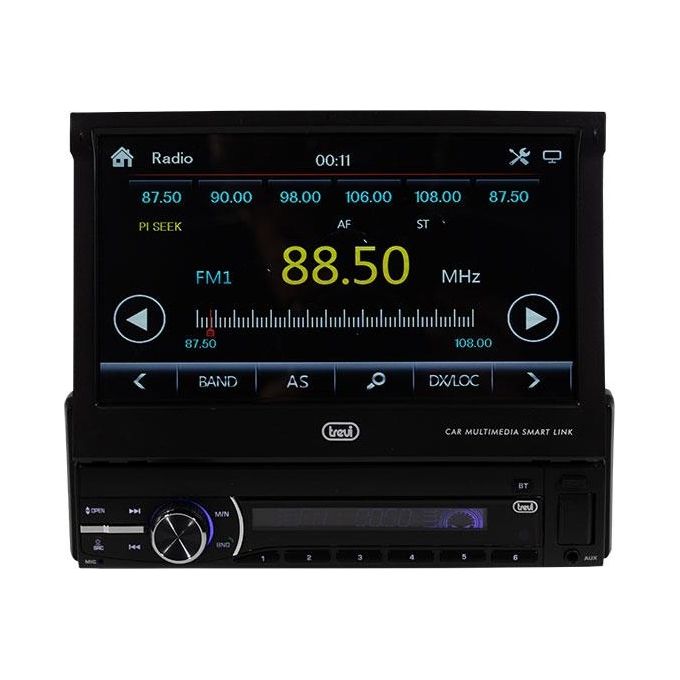 Trevi MDV 6380 DAB Sistema Car Video con Display Touch da 7'' Ricevitore Digitale DAB-DAB+ - FM Mp3 Usb Sd Aux-In Android Mirror Link