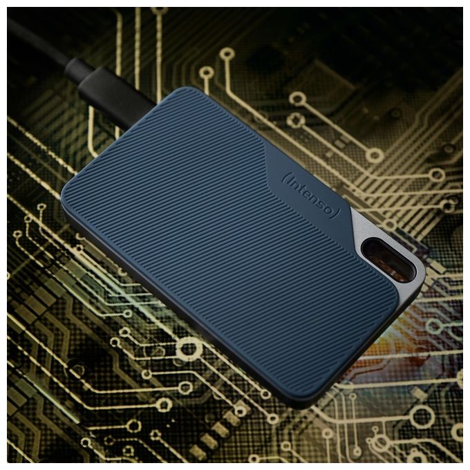 Intenso SSD Esterno TX100 500Gb Portable Solid State Drive Super Speed USB 3.2 Gen 1x1 fino a 500 MB-s