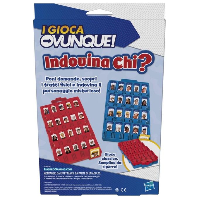 Hasbro Gioco da Viaggio Indovina Chi? Travel
