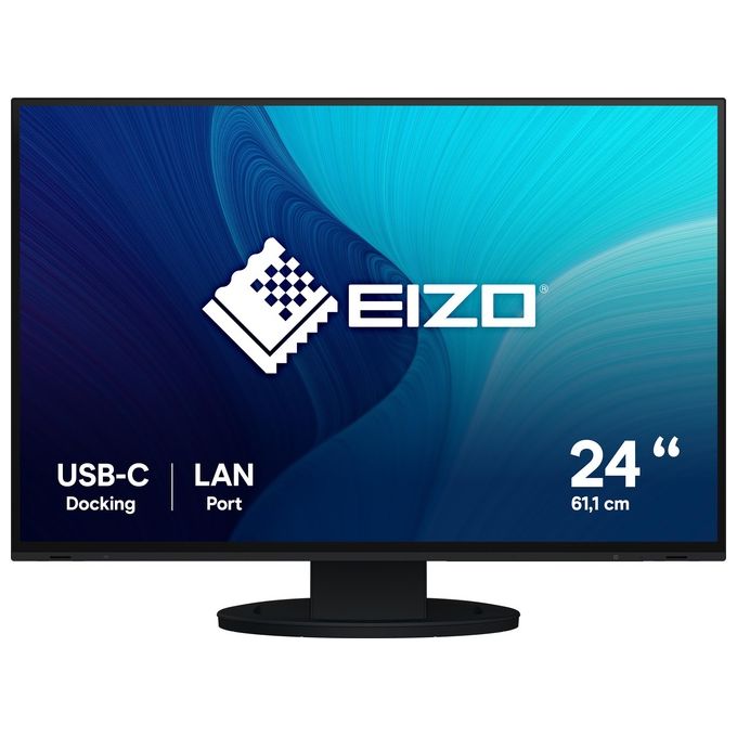 EIZO Monitor 24.1'' LED IPS EV2495-BK 1920 x 1200 WUXGA Tempo di risposta di 5 ms