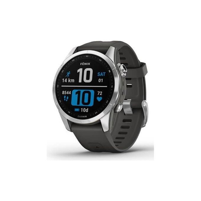 Garmin Fenix 7S Standard Edition 42mm 1.2'' GPS Sport Salute Notifiche Silver - Graphite