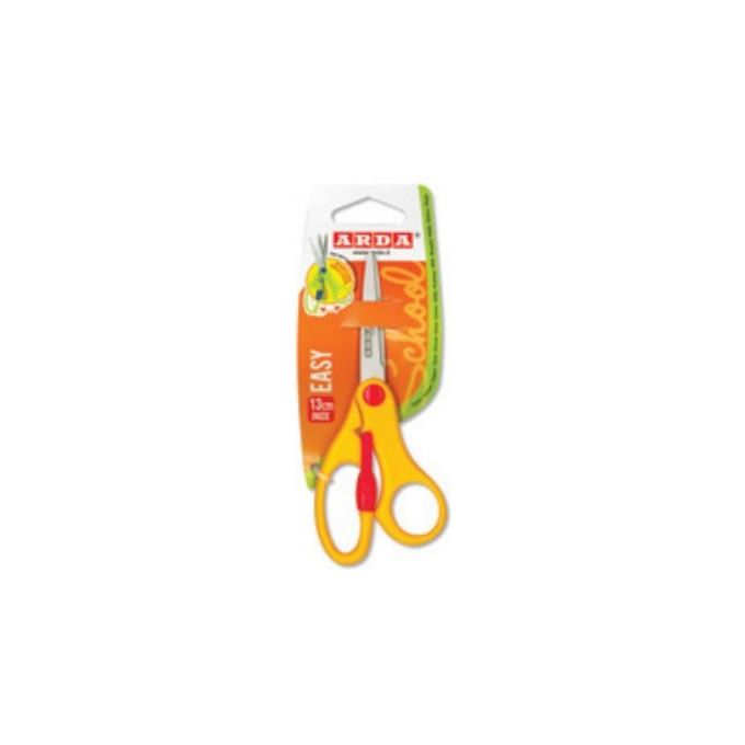 Arda FA1204 Forbice Easy con Leva a  Molla per Uso Scolastico Colori Assortiti