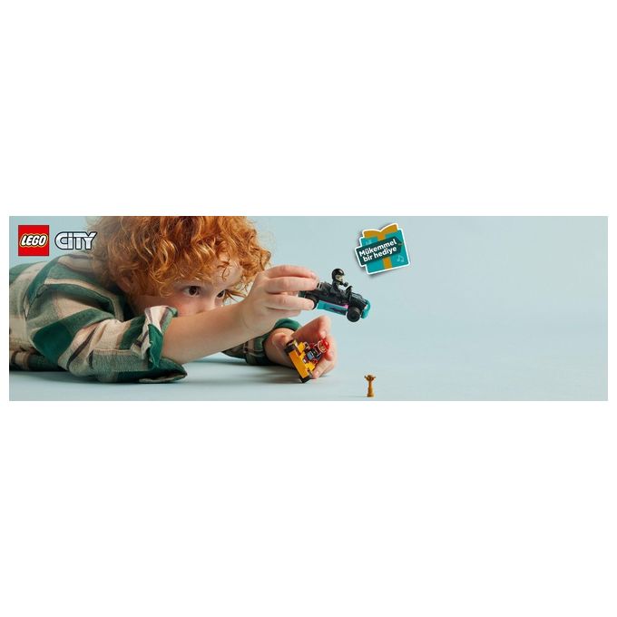 LEGO City 60400 Go-Kart e Piloti 60400-LEGO Modellini da Costruire di Mini Go Kart da Corsa Veicoli Giocattolo per Bambini di 5+ Anni