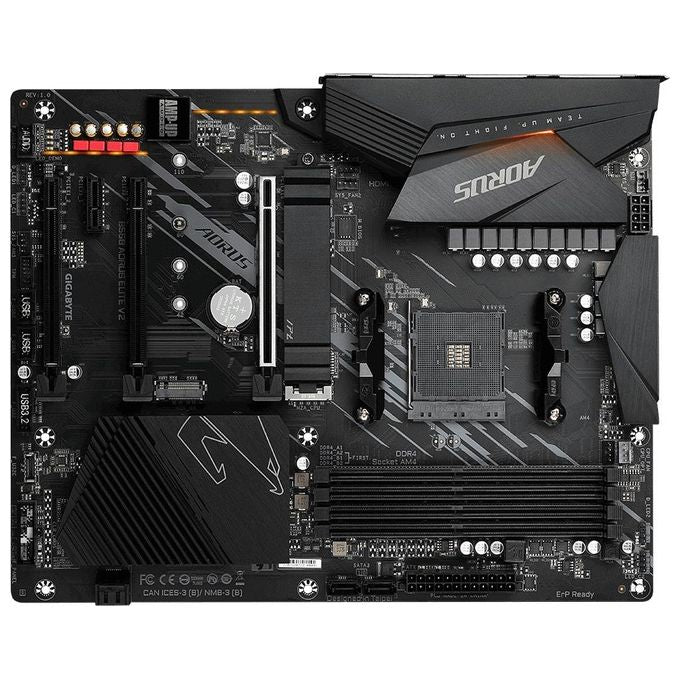 Gigabyte B550 Aorus Elite V2 AMD B550 4*DDR4 2*M.2 4*SataIII skAM4 HDMI-DP ATX