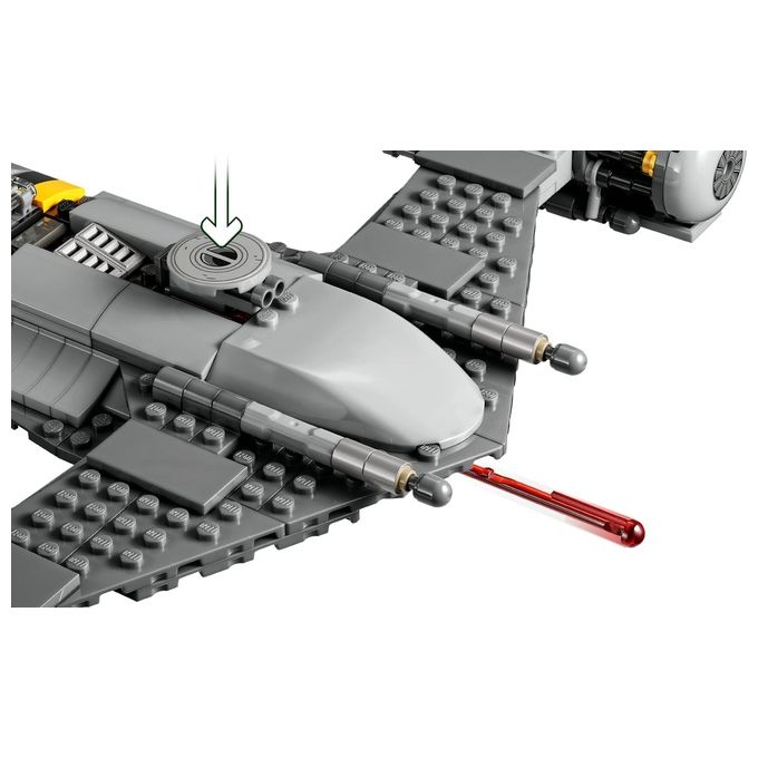 LEGO Star Wars 75325 Starfighter N-1 del Mandaloriano, Personaggi Peli Motto, Droide BD e Baby Yoda, Giocattolo Costruibile