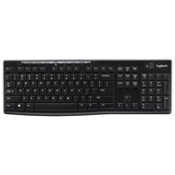 Logitech Wireless Keyboard K270 Tastiera senza Fili 2.4 GHz Svizzera