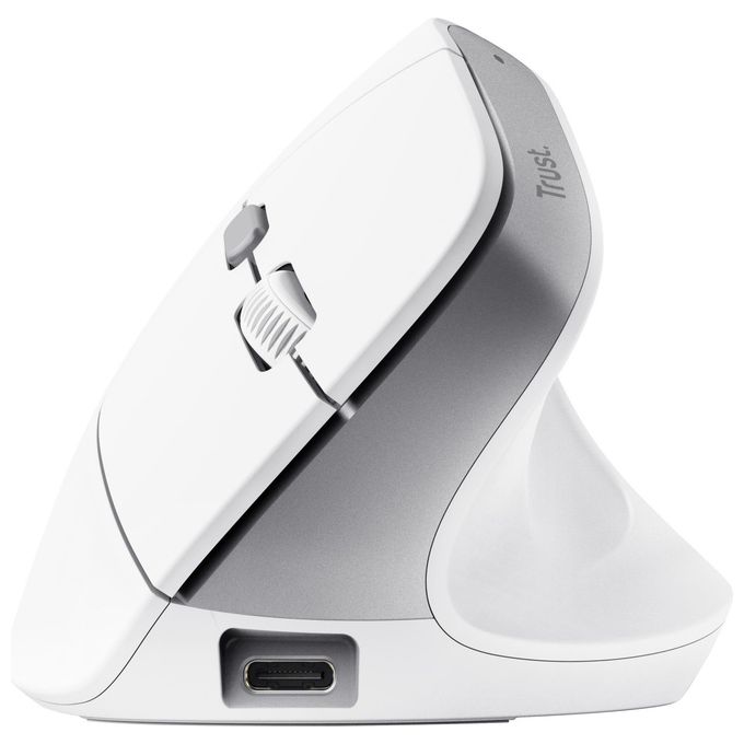Trust Bayo II Mouse Ufficio Mano Destra RF Wireless Ottico 2400 DPI Bianco