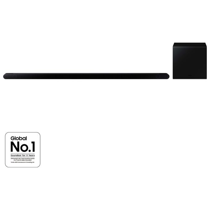 Samsung Soundbar HW-S800D, 3.1.2 Canali, Dolby Atmos, Subwoofer Wireless, Titan Black