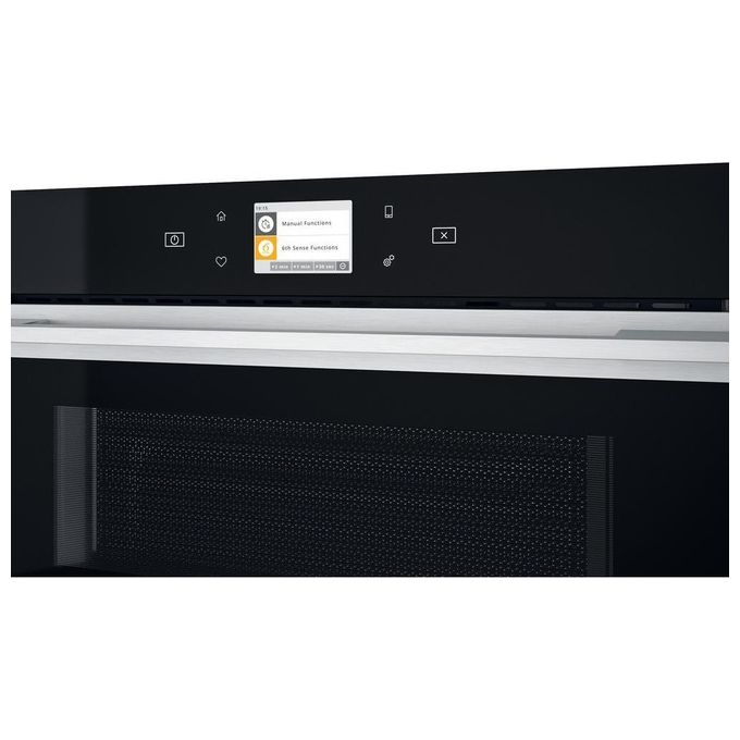 Whirlpool W9 MD260IXL Forno a Microonde Combinato da Incasso con Grill Capacita' 31 Litri Potenza 1000 W Funzione DualCrisp Steam Jet Start DeFrost Display LCD Acciaio Inox