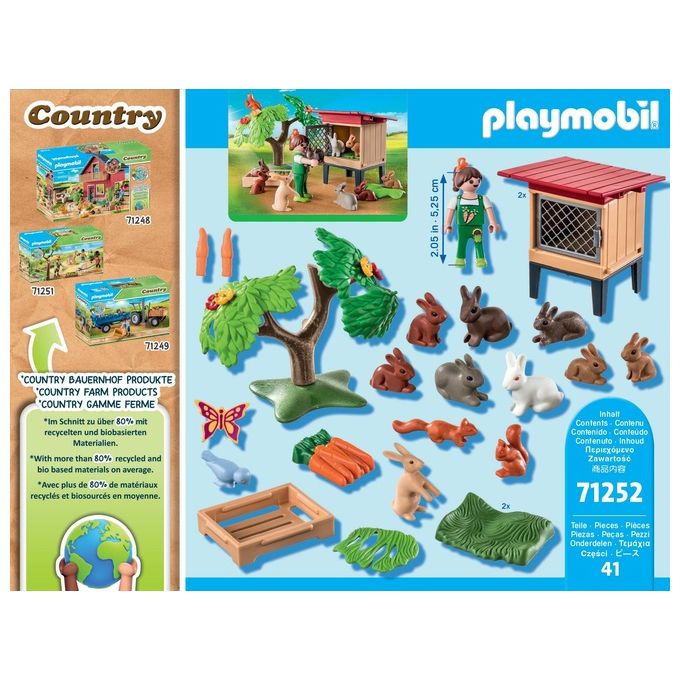 Playmobil Country Recinto dei Conigli