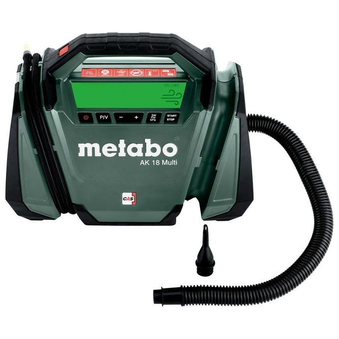 Metabo AK 18 Multi Compressore a Batteria per utilizzo professionale e fai da te con elevata portabilita' e prestazioni affidabili