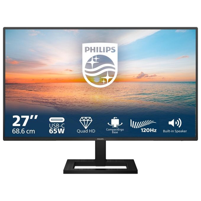 Philips Serie 1000 27E1N1600AE-00 Monitor Pc 27'' 2560x1440 Pixel Quad HD LCD Nero