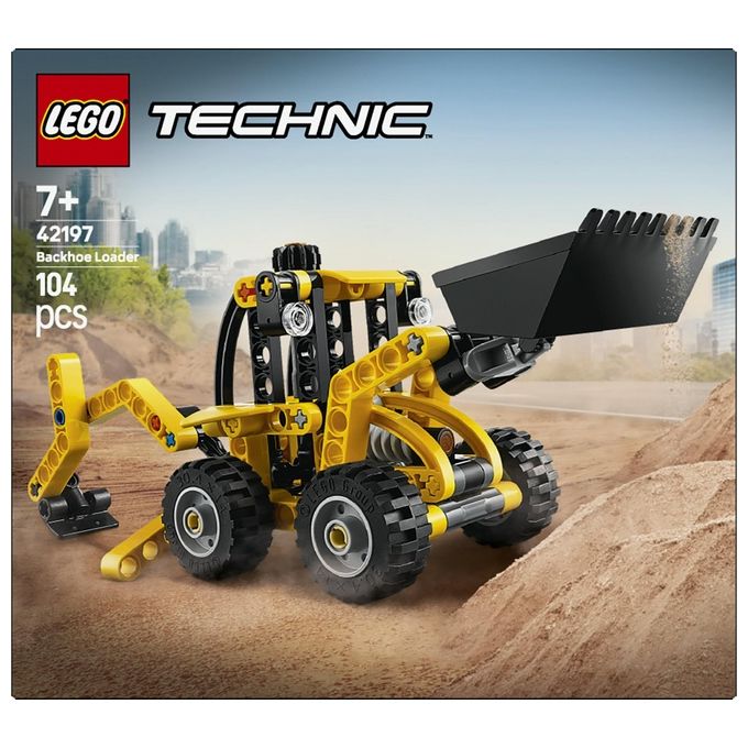 LEGO Scavatrice a Cucchiaia Rovescia 42197 Technic Costruzioni avanzate per appassionati con dettagli realistici di movimento e design robusto