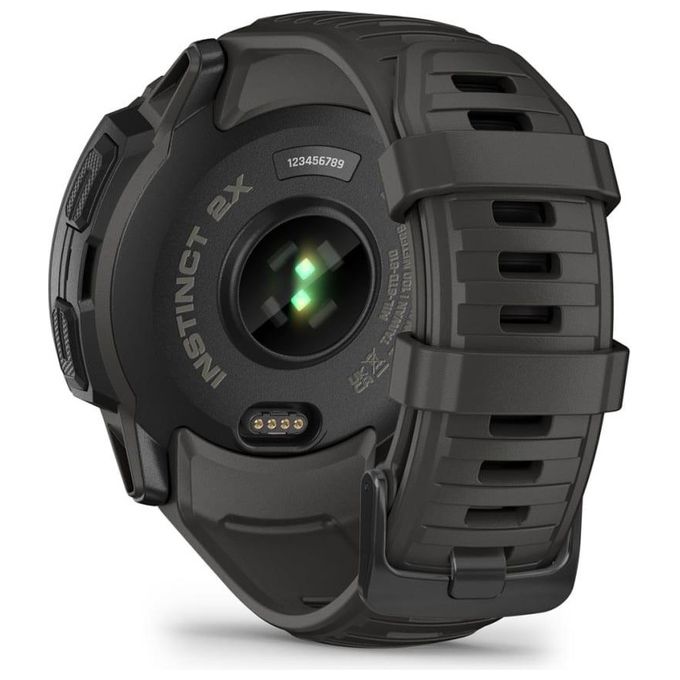 Garmin Instinct 2X Solar 50mm GPS Outdoor Sport Salute Notifiche Graphite