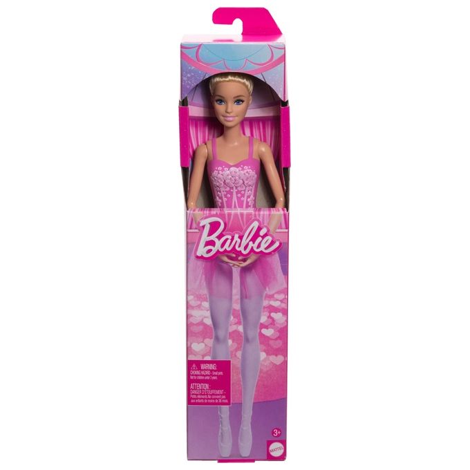 Mattel Bambola Barbie Ballerina Capelli Biondi Assortito