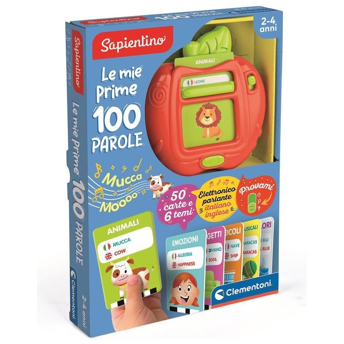 Clementoni Gioco Educativo Sapientino Le mie Prime 100 Parole